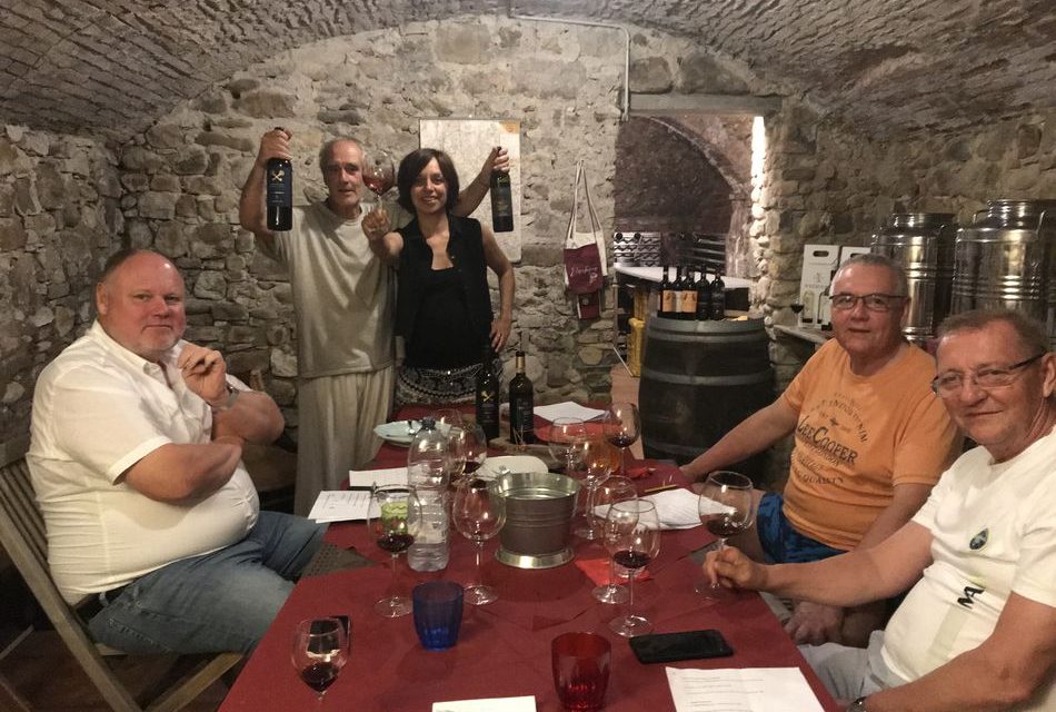 Květen 2019, toskánské víno turné s kupci ze Slovenska