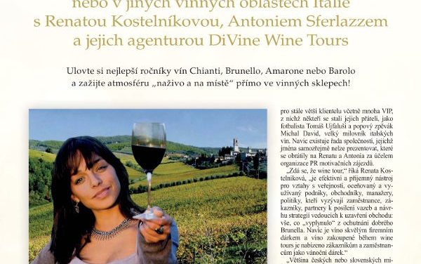 Březen 2019, Wine&degustation, velmi pěkný článek o nás v nejdůležitějším českém vinařském časopise